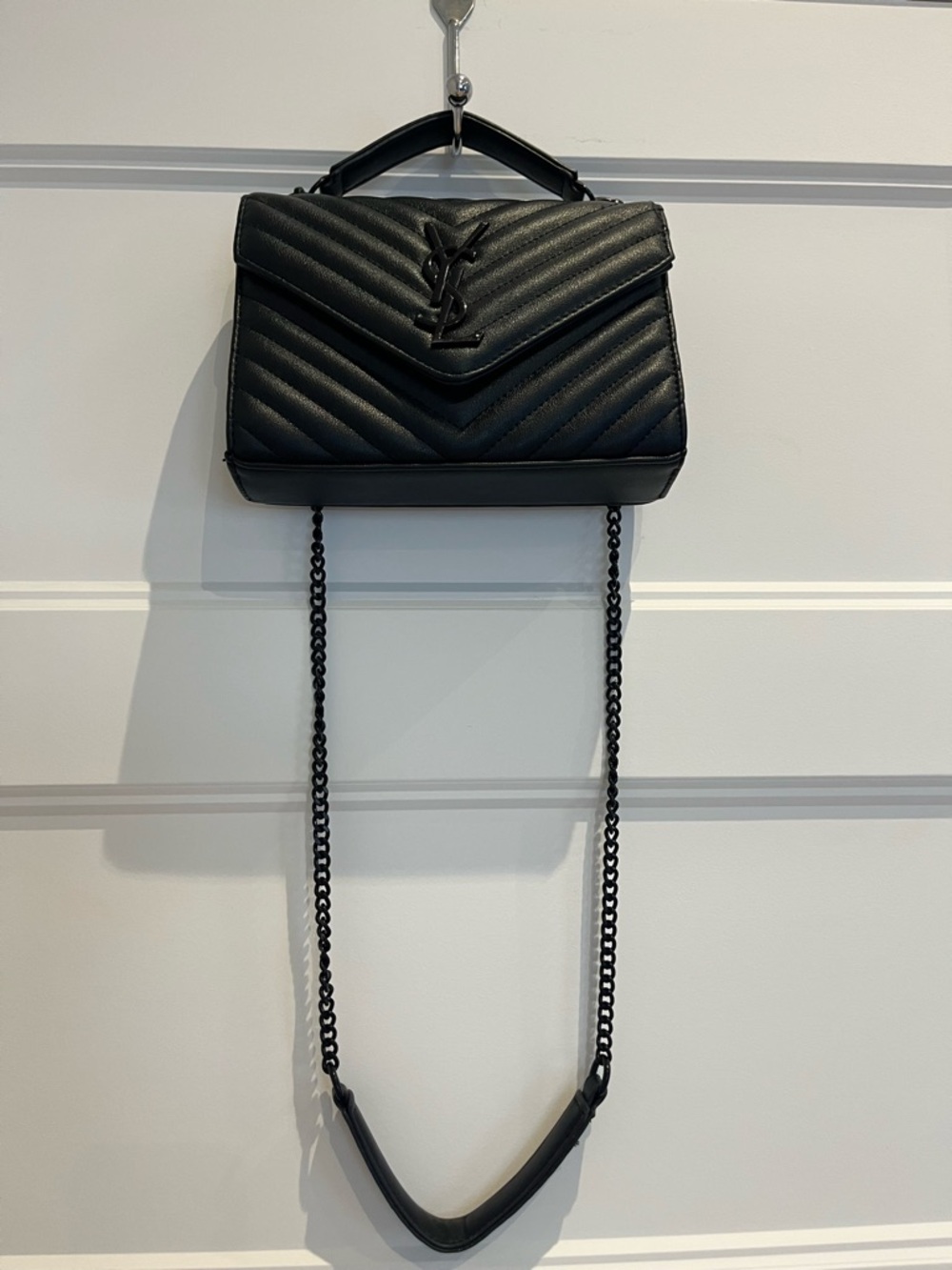 Quilted Leather Top-Handle Shoulder Bag